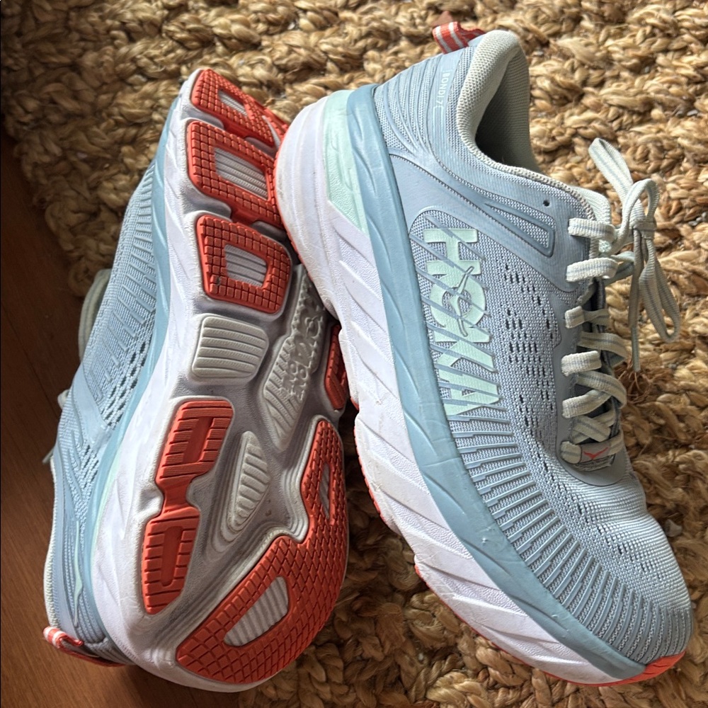 Hoka Bondi 7 Road Running Athletic Shoes Size 6.5